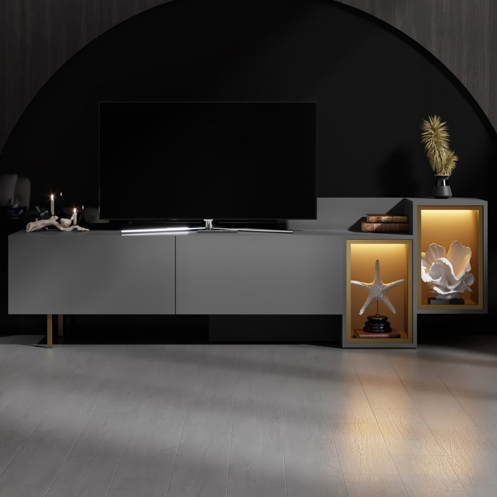 Hanah Home Tenon - Antracita, Dorado